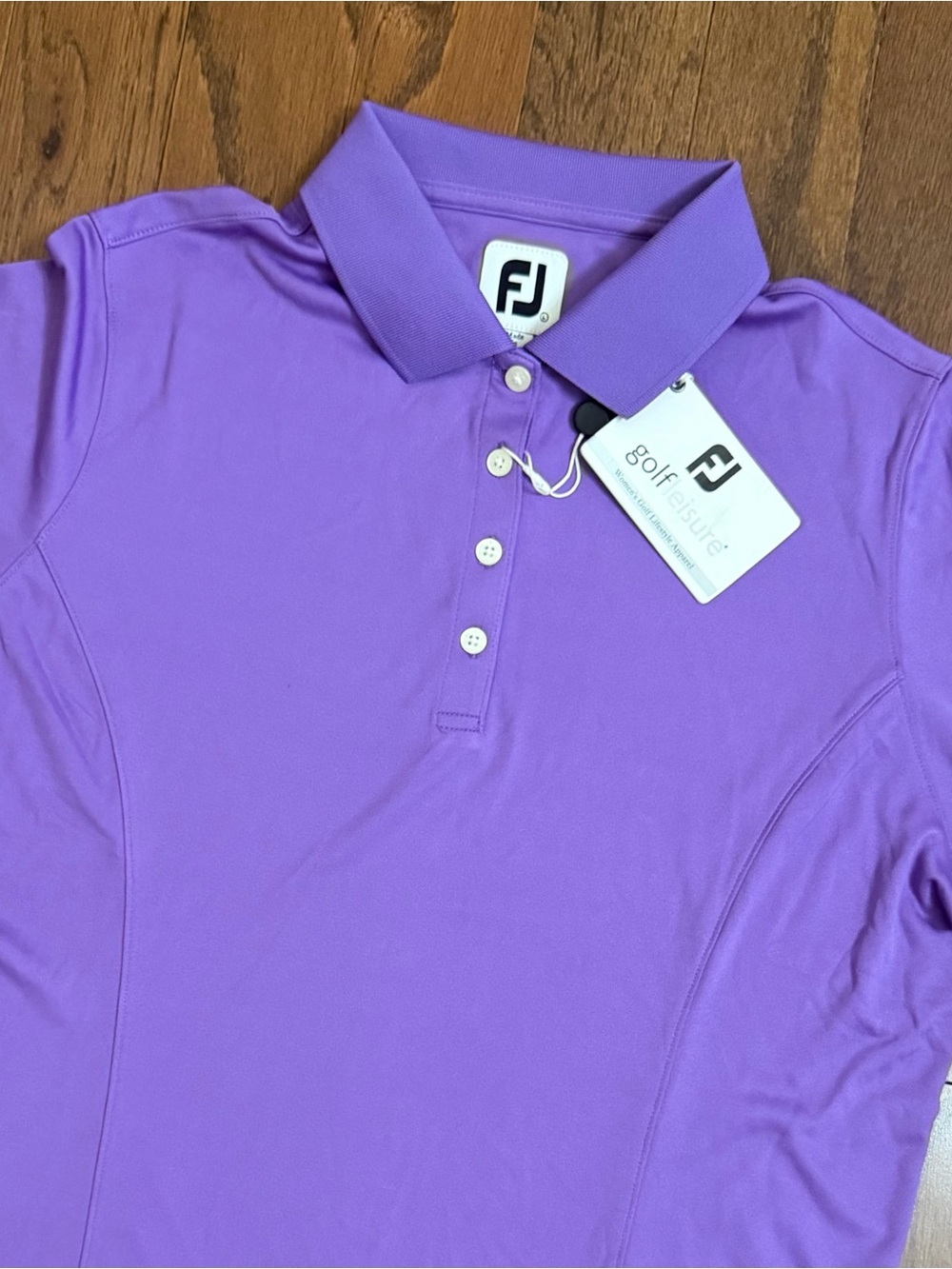 FootJoy NWT Women's Purple Short-Sleeve Golf Polo size Large